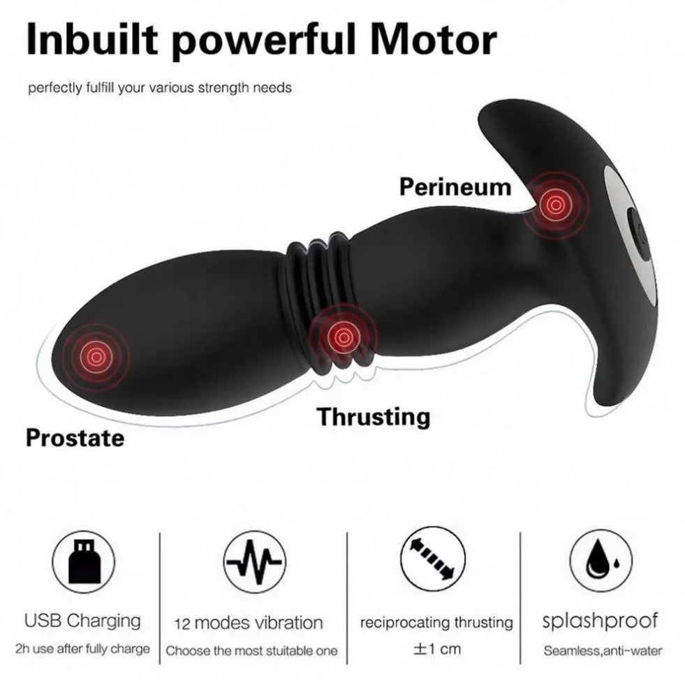 7-Speed Thrust Anal Vibrator