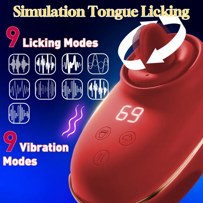Instant Orgasm Rose Licking Vibe