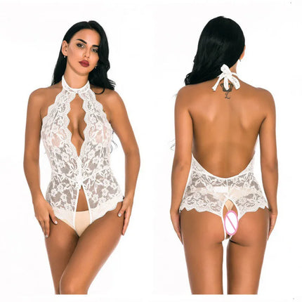 Sexy Lace Crotchless Nightie