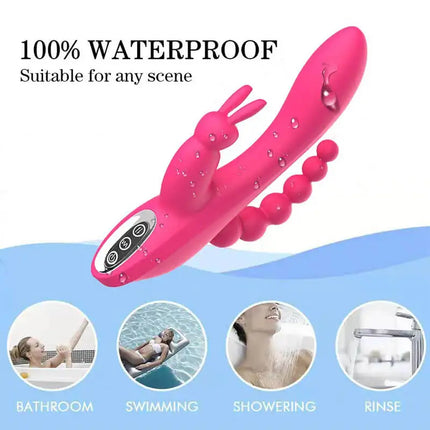 G-Spot + Anal + Clit Rabbit Vibe