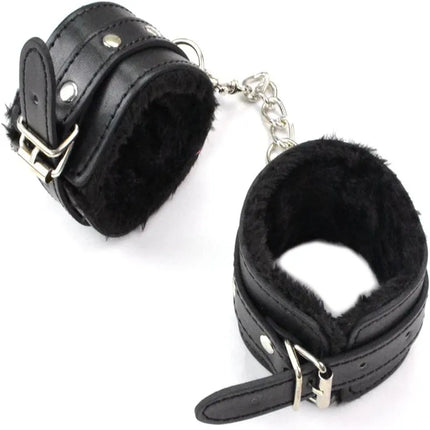 Naughty Yellow Fetish Cuffs Harness