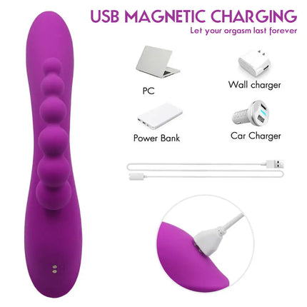G-Spot + Anal + Clit Rabbit Vibe