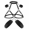 Sexy Bondage Bra & Cuffs Set