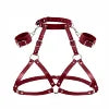 Sexy Bondage Bra & Cuffs Set