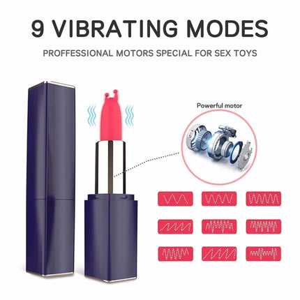 Lipstick Tongue Vibrator