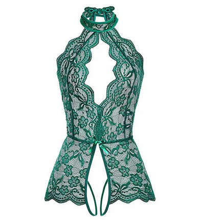 Sexy Lace Crotchless Nightie