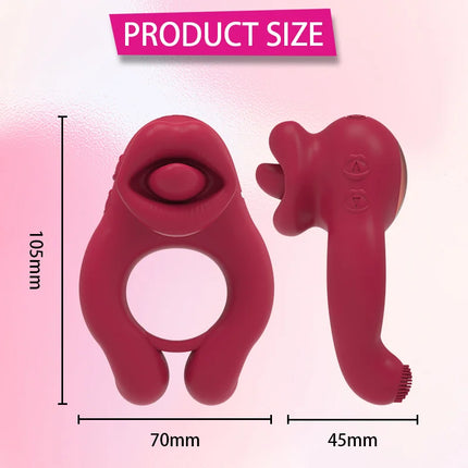Licking Clitoral Stimulator Ring