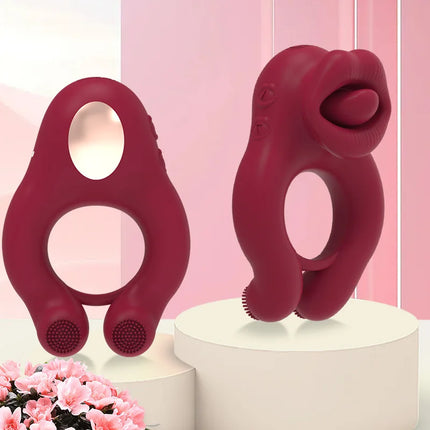 Licking Clitoral Stimulator Ring
