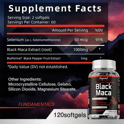 Black Maca Power Booster