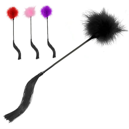 Sexy Feather Tickler Whip Set