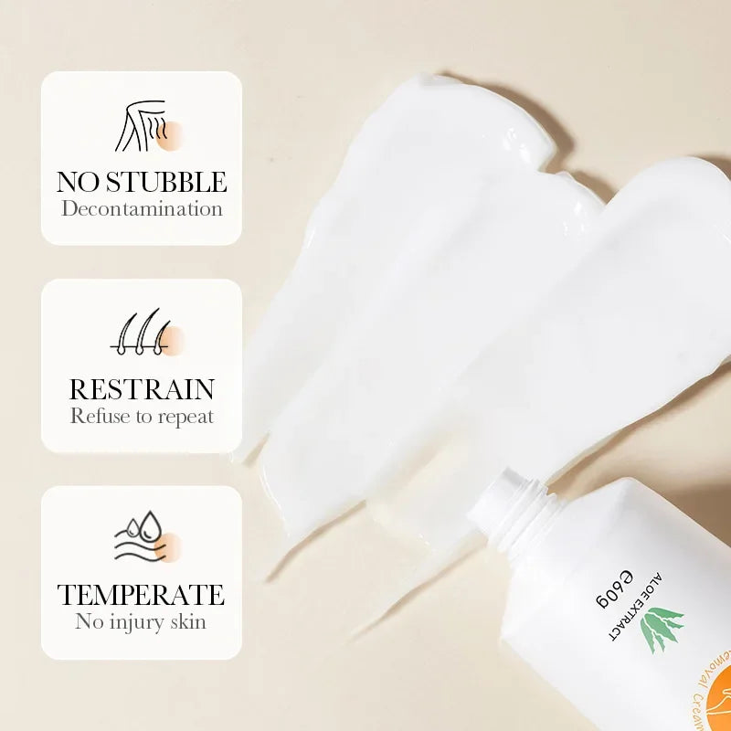 Painless Epilator Cream for Intimate Areas