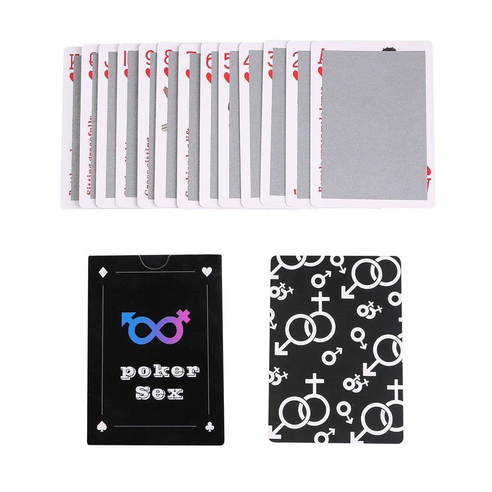 54 Sex Positions Scratch Poker Cards