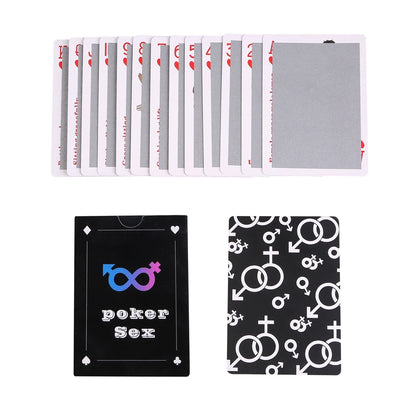 54 Sex Positions Scratch Poker Cards