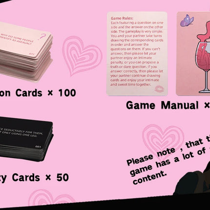 Naughty All About Sex Card Game
