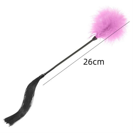 Sexy Feather Tickler Whip Set