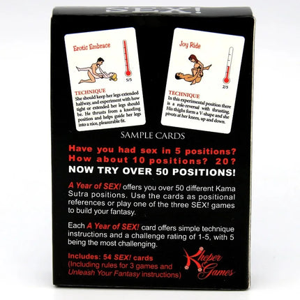 Naughty Sexual Position Card Game