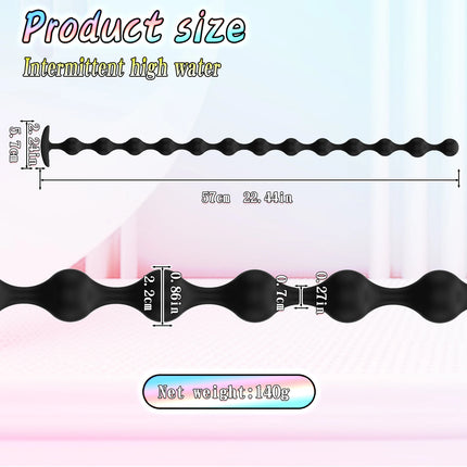 Ultra-Long Anal Beads for Depth