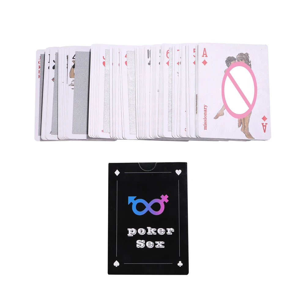 54 Sex Positions Scratch Poker Cards