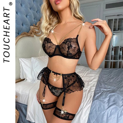 Naughty Lace Underwear Set