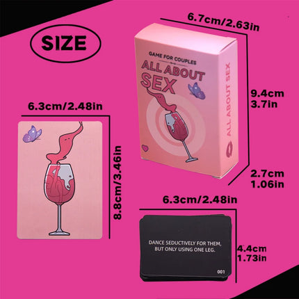 Naughty All About Sex Card Game