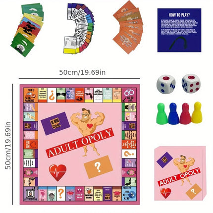 Naughty Adultopoly Sex Game Set