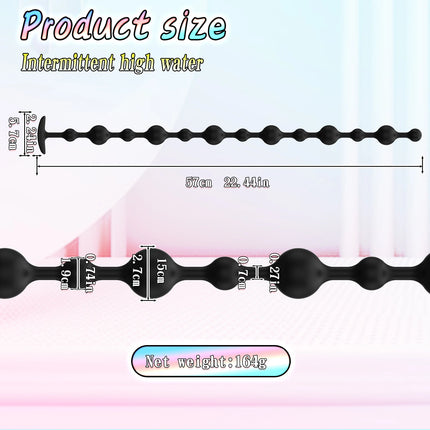 Ultra-Long Anal Beads for Depth