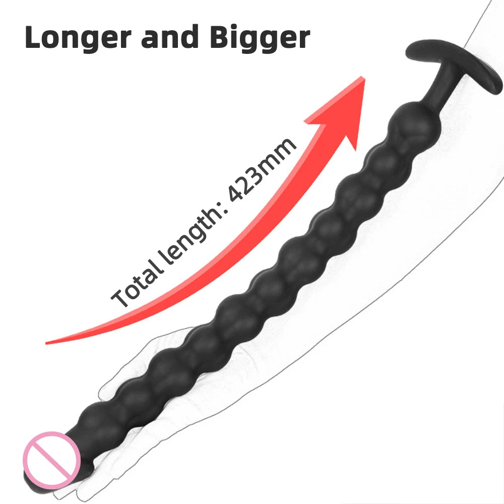 Deep Stretch Beaded Prostate Toy