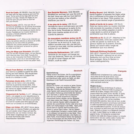 Eductive 50 Commands Lovers Game