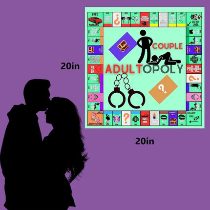 Naughty Adultopoly Sex Game Set