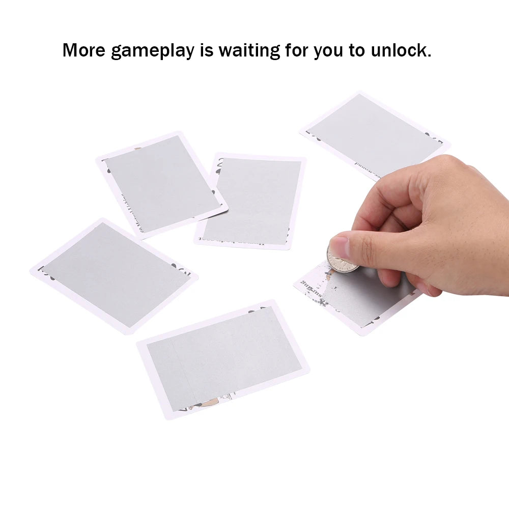 54 Sex Positions Scratch Poker Cards