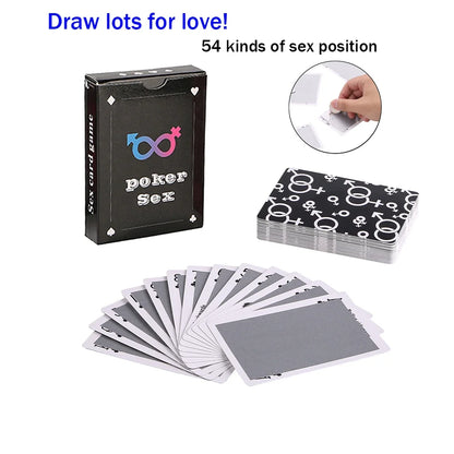 54 Sex Positions Scratch Poker Cards