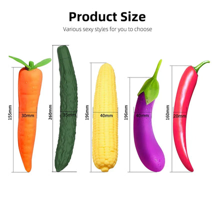 Naughty Veggie Vibrator Collection