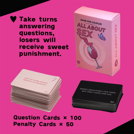 Naughty All About Sex Card Game