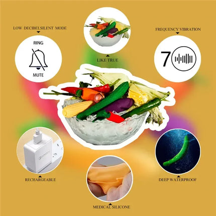 Naughty Veggie Vibrator Collection